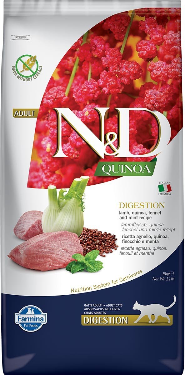 N&D Cat Quinoa Digestion Lamb 5kg