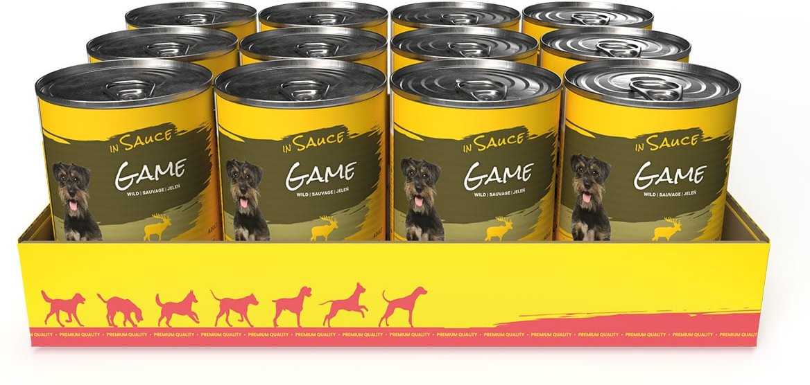 JosiDog Game in Sauce 12x415g