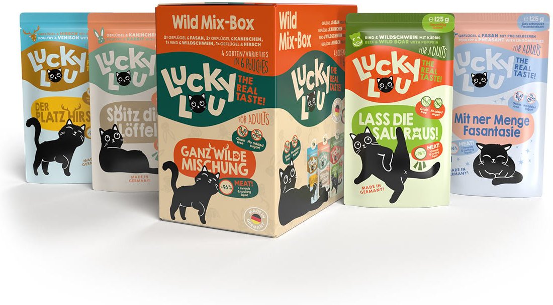 Lucky Lou Lifestage Adult Wild-Mix 6x125g