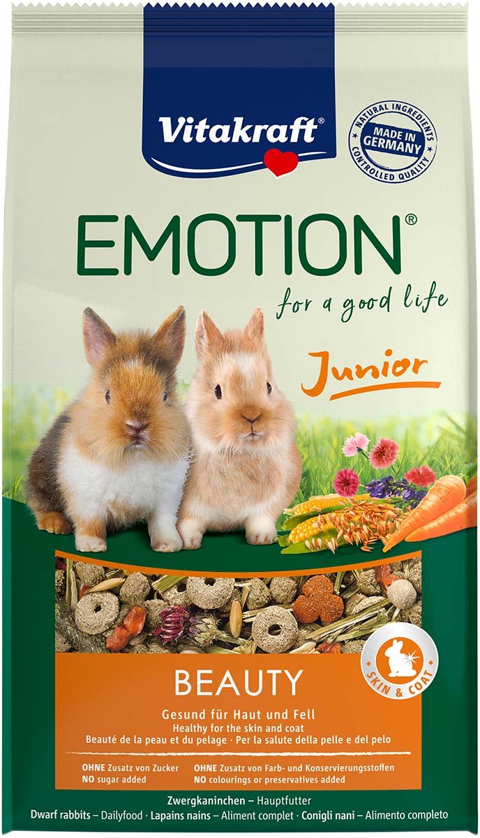 Vitakraft Emotion Beauty Selection Junior Zwergkaninchen 600g