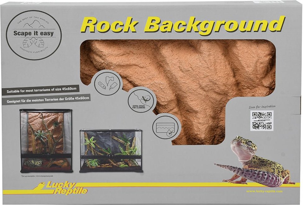Lucky Reptile Rückwand Rock Background Outback Red 58x43 cm