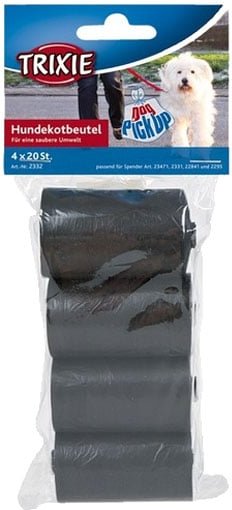 Trixie Doggy Pick Up Ersatz Hundekot - Beutel 4 Stück