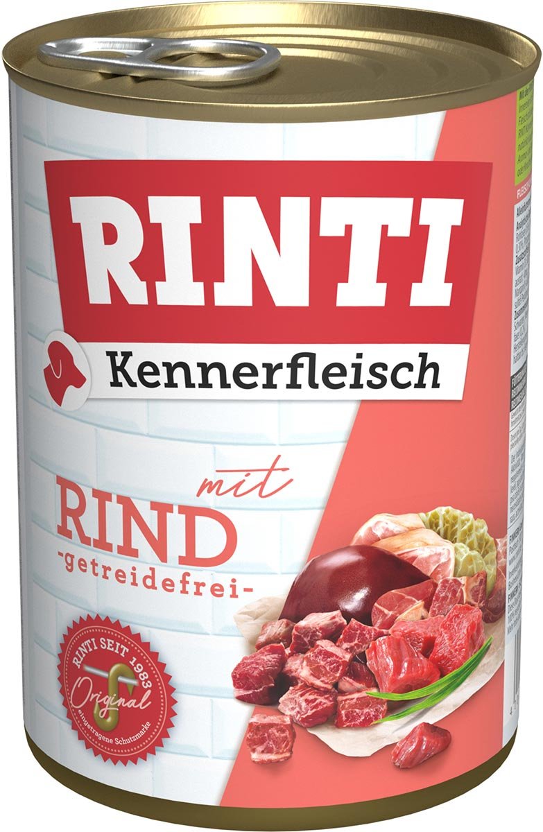 Rinti Kennerfleisch mit Rind 24x400g