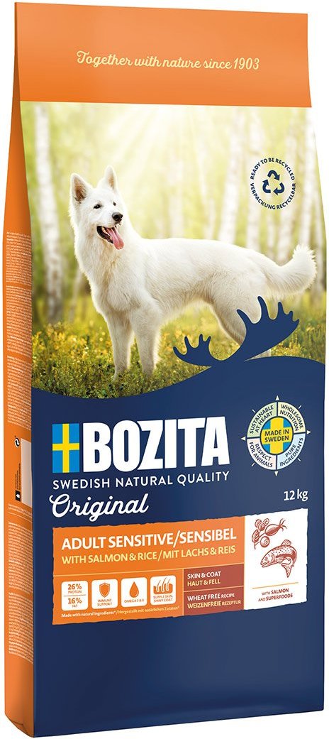 Bozita Original Adult Sensitive Skin & Coat 12kg