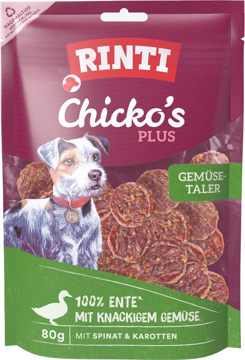 RINTI Chicko's Plus Gemüsetaler Ente 6x80 g