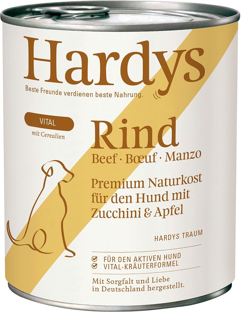 Thumbnail - Hardys VITAL Rind mit Zucchini & Apfel 12x800g