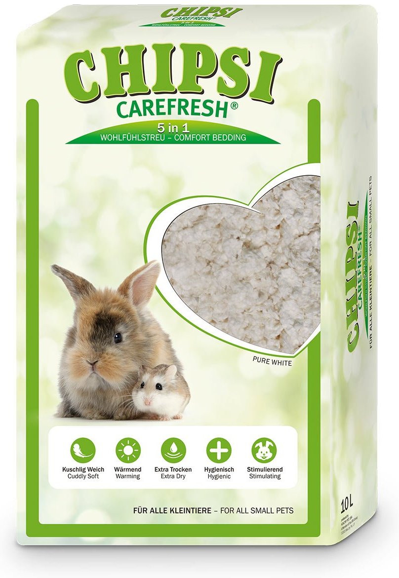 Chipsi Kleintiereinstreu Carefresh Pure White 10l