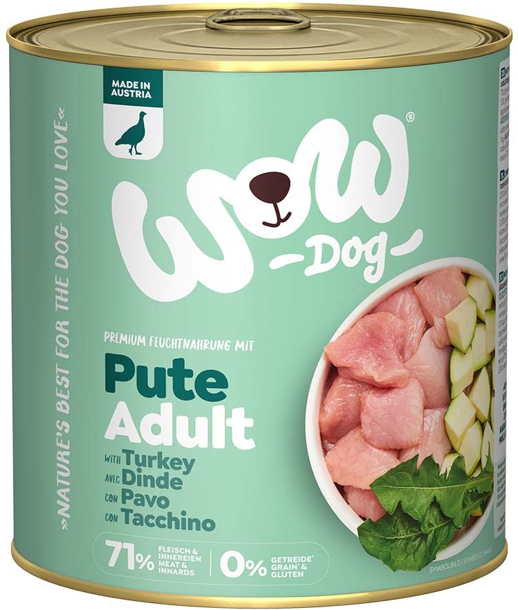 WOW Dog Pute Adult 6x800g