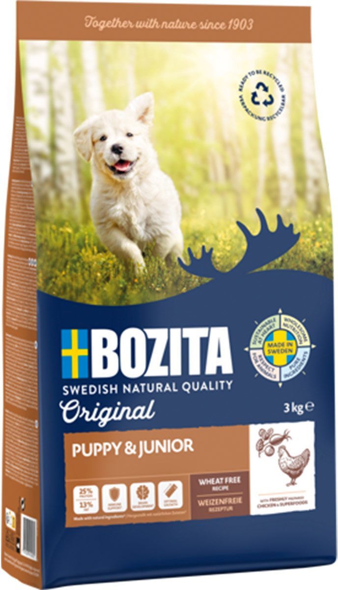 Bozita Original Puppy & Junior Huhn 3 kg