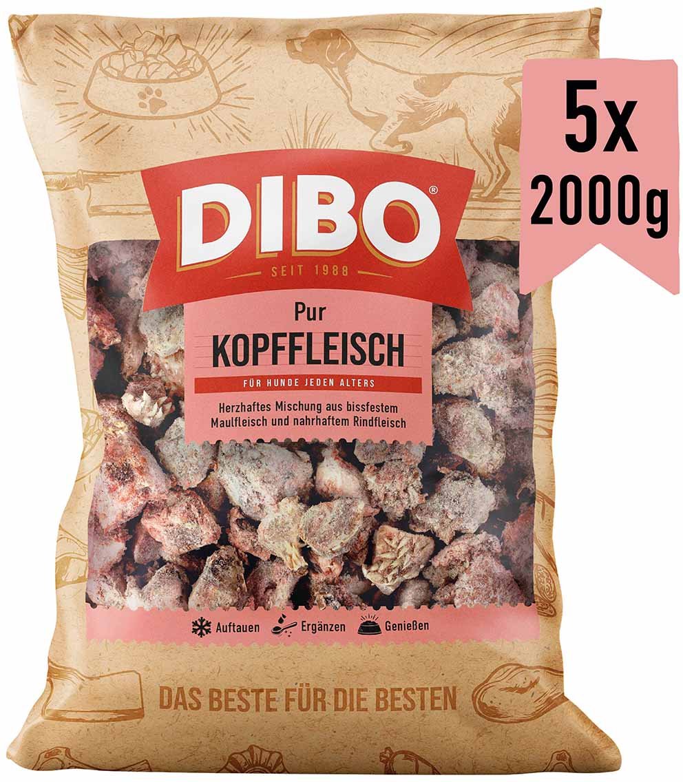 DIBO Kopffleisch Rind 5x2000 g