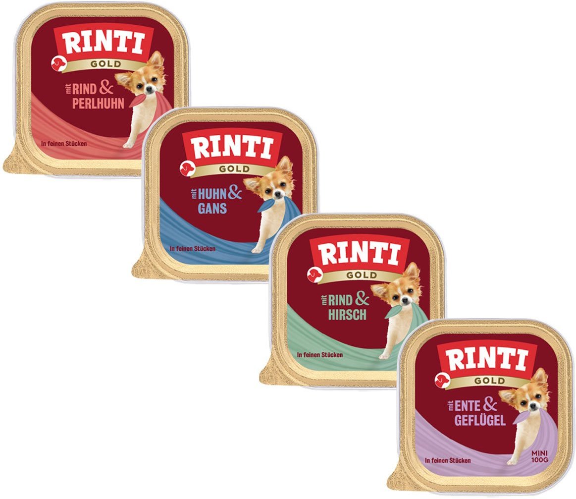 Rinti Gold Mini feine Stückchen Mix 4 Sorten 48x100g