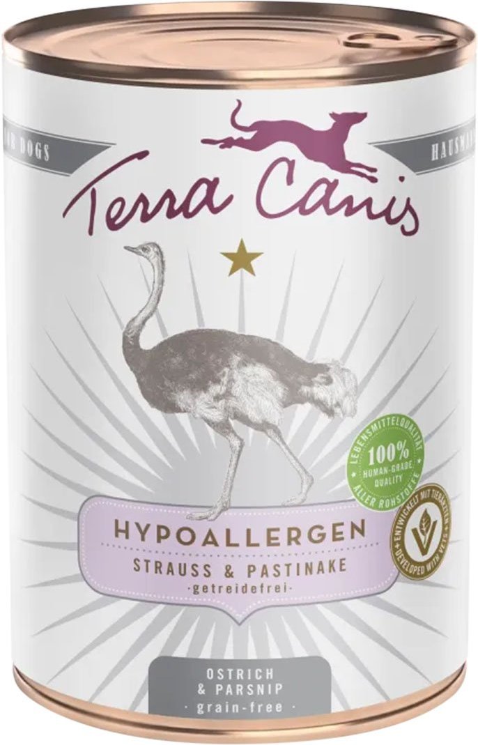 Thumbnail - Terra Canis HYPOALLERGEN – Strauß mit Pastinake, getreidefrei 12x400g