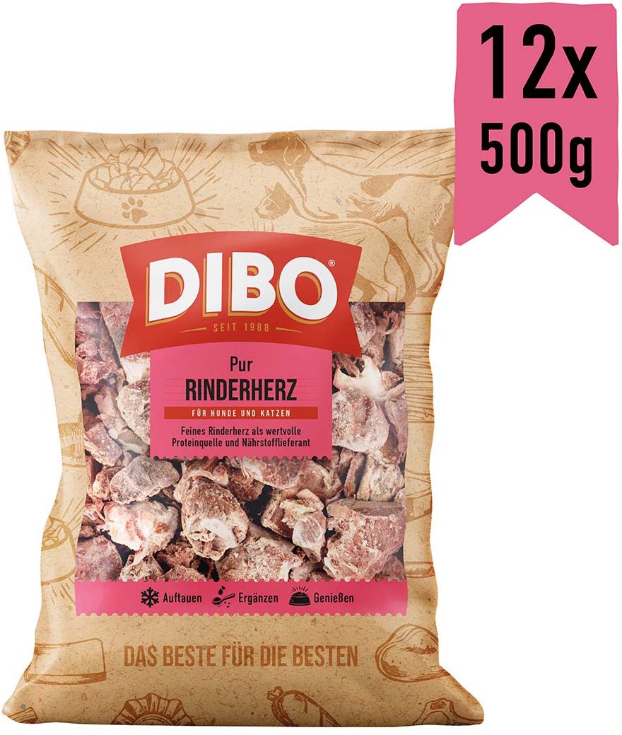 DIBO Rinderherz 12x500 g