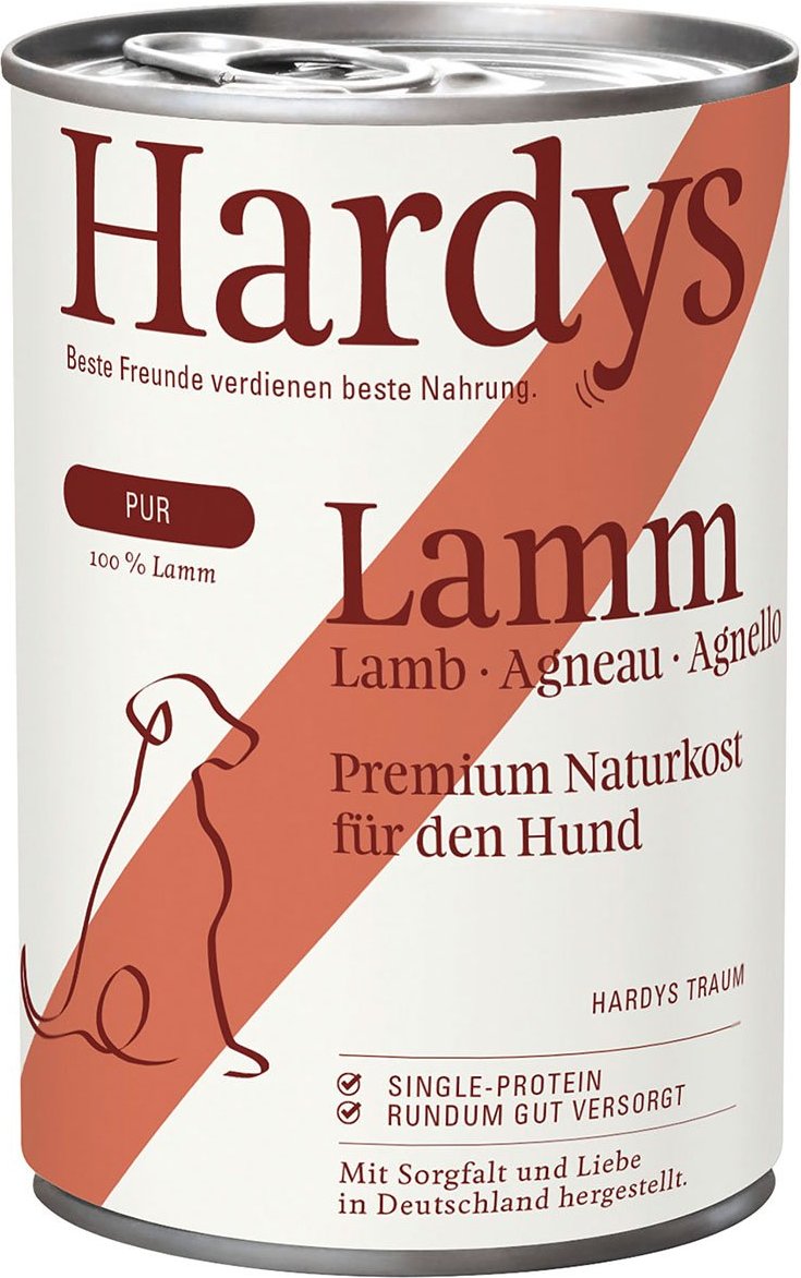 Hardys PUR Lamm 6x400g