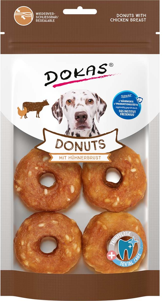 Dokas Donuts mit Hühnerbrust 160 g