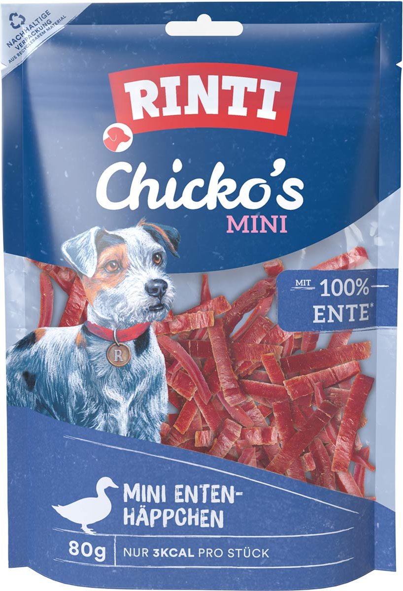 RINTI Chicko's MINI Enten-Häppchen 80 g