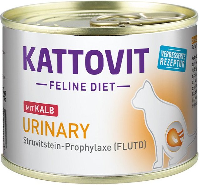 Kattovit Feline Diet Urinary Kalb 12x185g