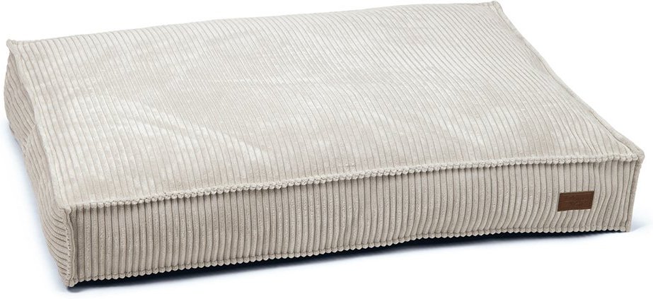 Designed by Lotte Hundekissen Cord Ribbed hellgrau 100x70x15cm