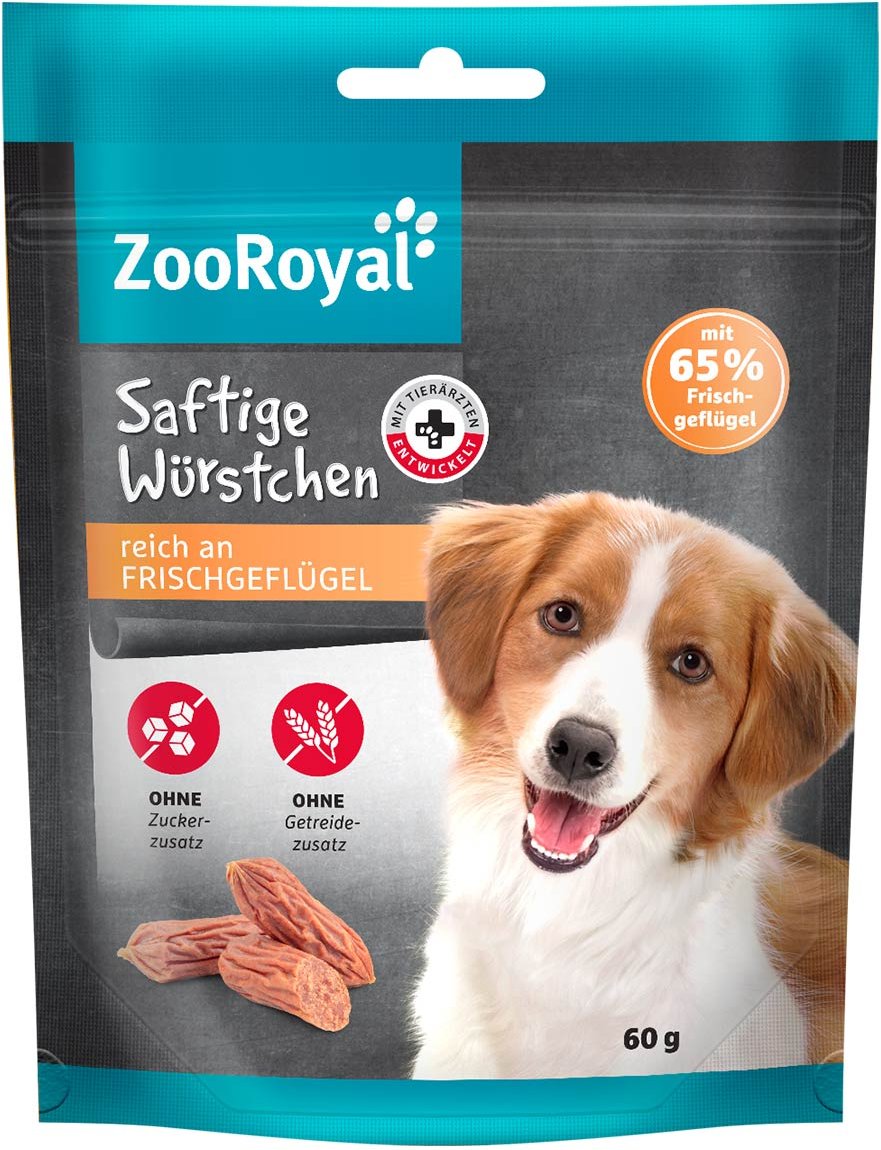 ZooRoyal Saftige Würstchen 6x60g