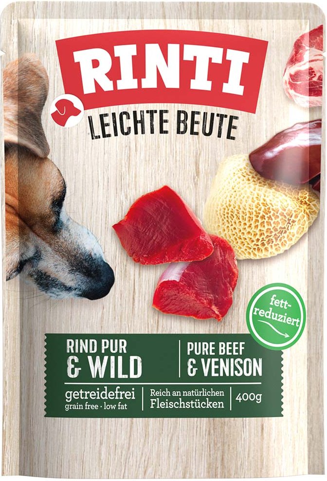 Rinti Leichte Beute Rind Pur + Wild 10x400g