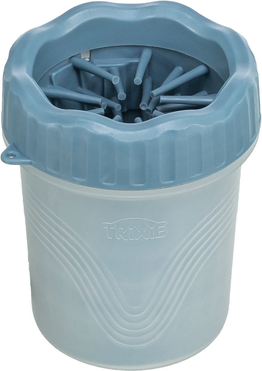 Trixie Pfotenreiniger blau/grau S–M
