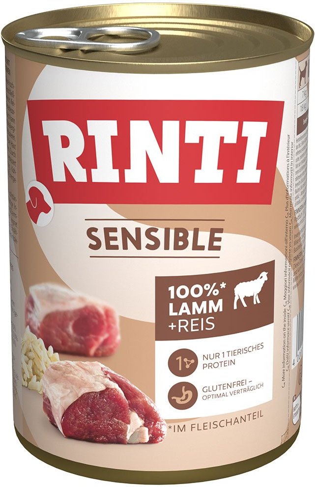Rinti Sensible Lamm & Reis 24x400g