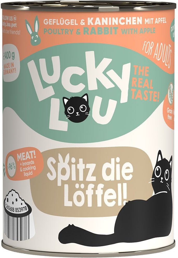 Lucky Lou Lifestage Adult Geflügel & Kaninchen 6x400g