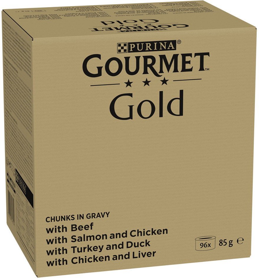 GOURMET Gold Zarte Häppchen in Sauce Mixpaket 96x85g