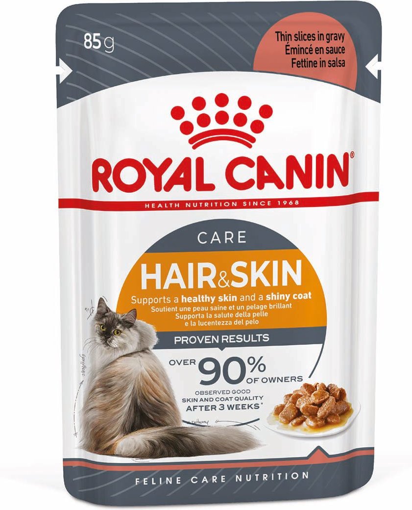 Royal Canin FCN Hair & Skin Gravy 48x85g