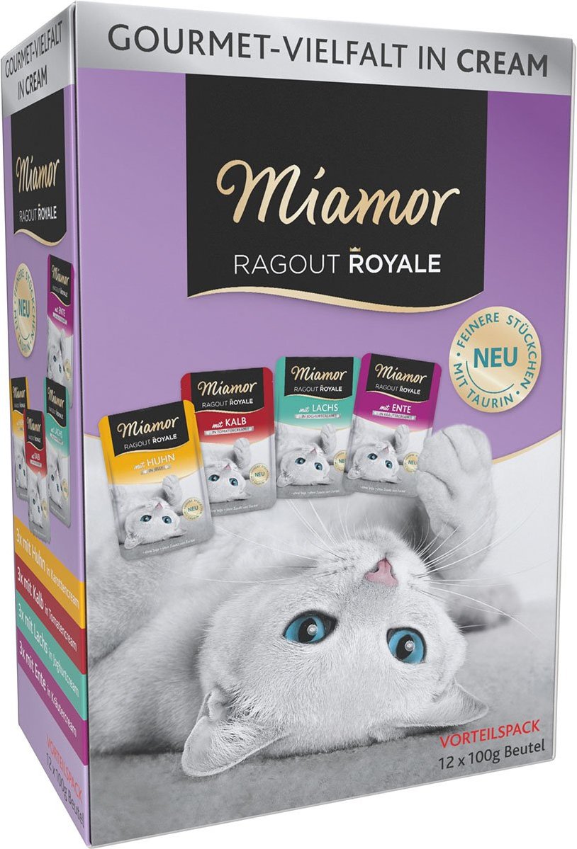 Miamor Ragout Royale Cream Vielfalt Multibox 12x100g