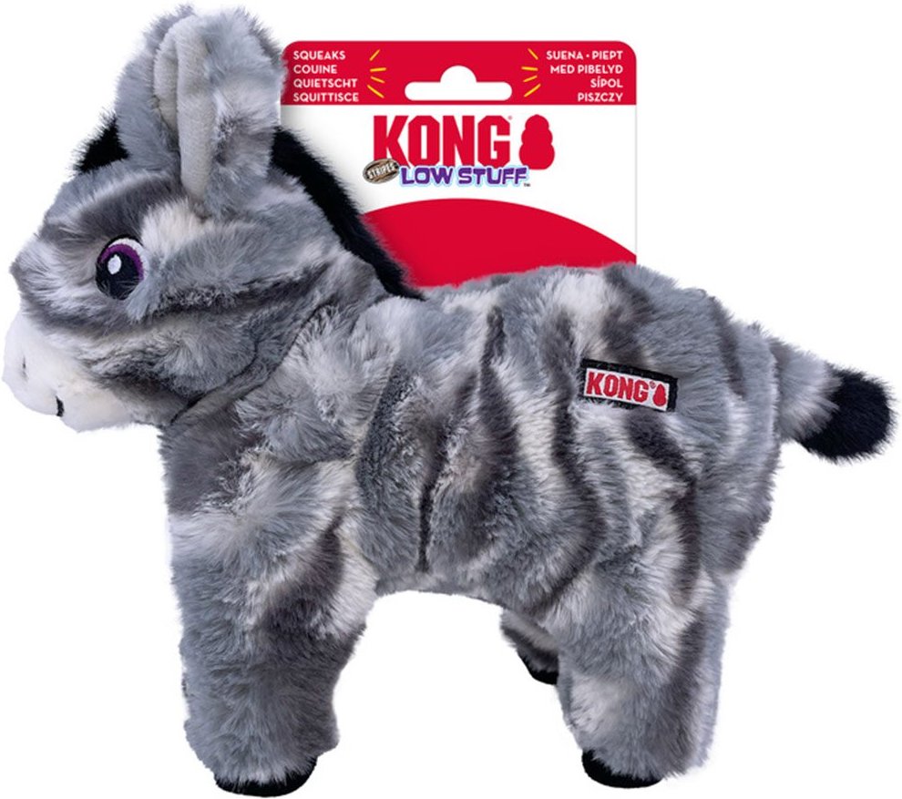 Thumbnail - KONG Hundespielzeug Low Stuff Stripes Esel M