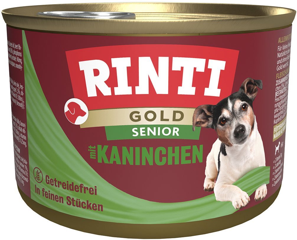 Rinti Gold Senior mit Kaninchen 24x185g
