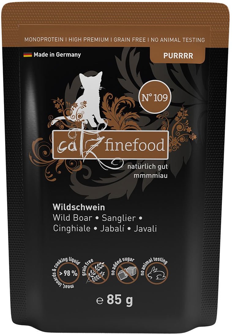 catz finefood Purrrr No.109 Wildschwein 16x85g