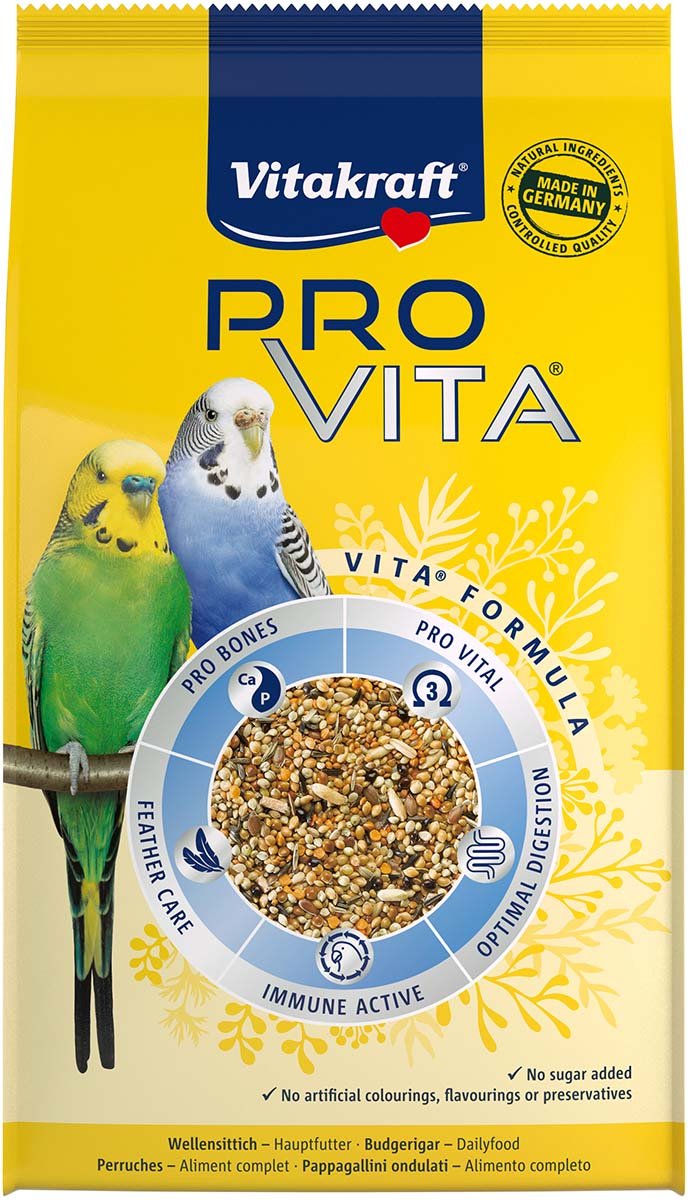 Vitakraft Vogelfutter Pro Vita Wellensittich 5x800g