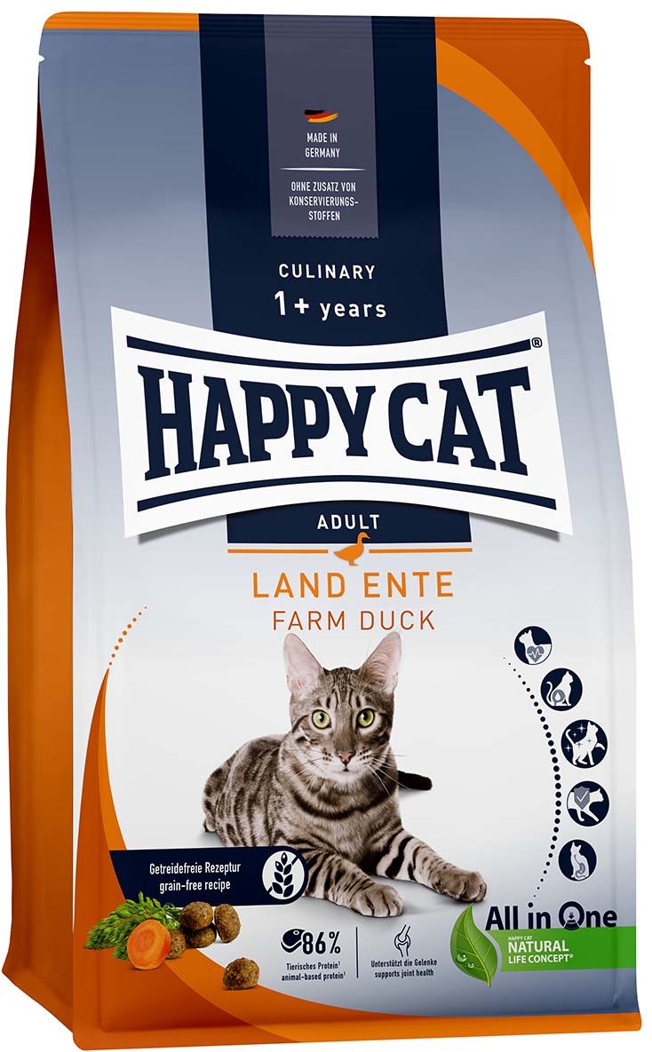 Happy Cat Culinary Adult Land Ente 4kg