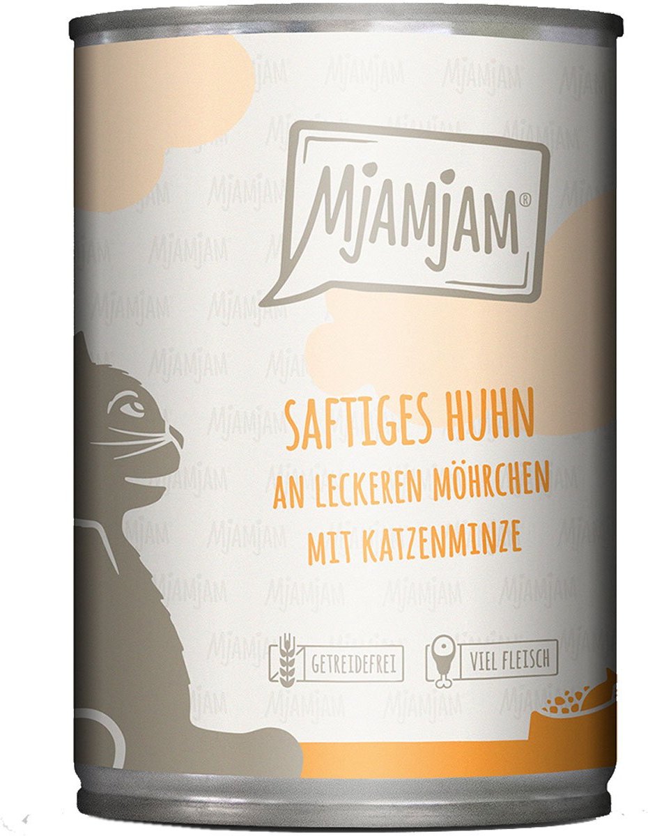 MjAMjAM saftiges Huhn an leckeren Möhrchen 24x400g
