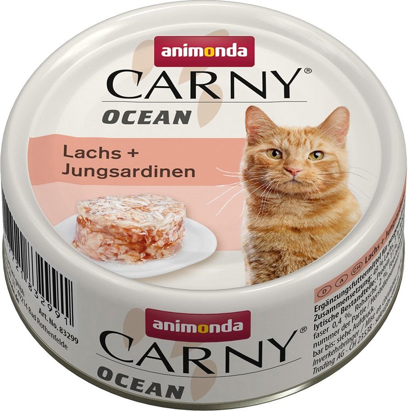 animonda Carny Ocean Lachs und Jungsardinen 12x80g