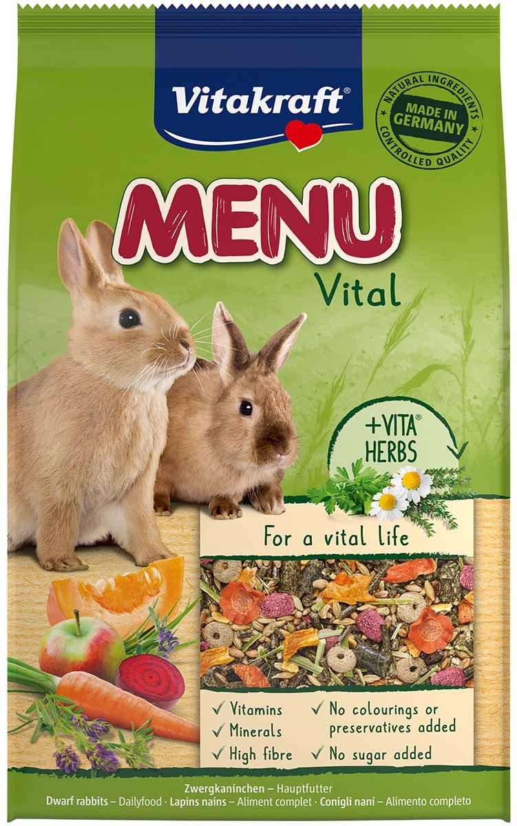 Vitakraft Menü Vital Zwergkaninchen 3kg