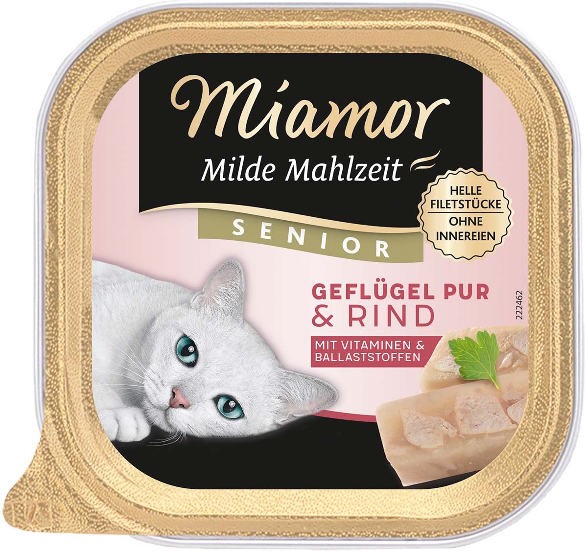 Miamor Milde Mahlzeit Senior Geflügel Pur & Rind 32x100g