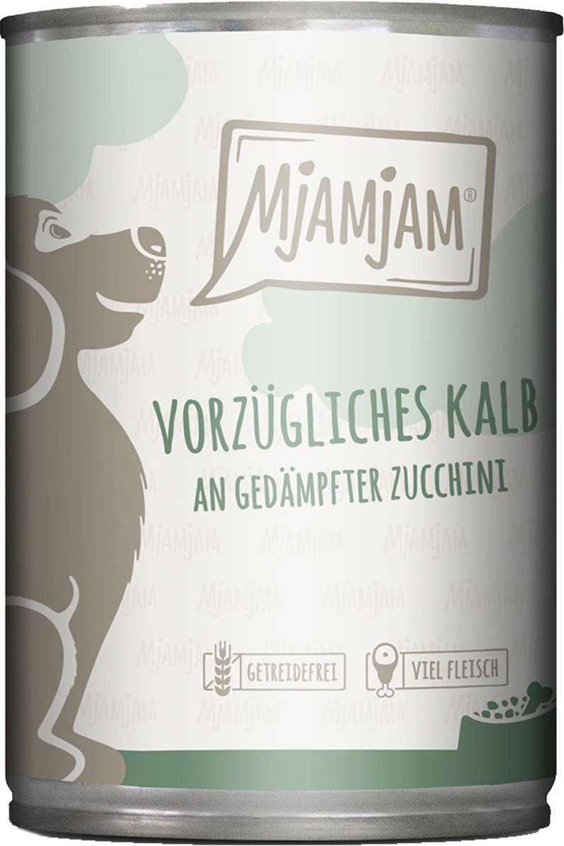 MjAMjAM vorzügliches Kalb an gedämpfter Zucchini 6x400g