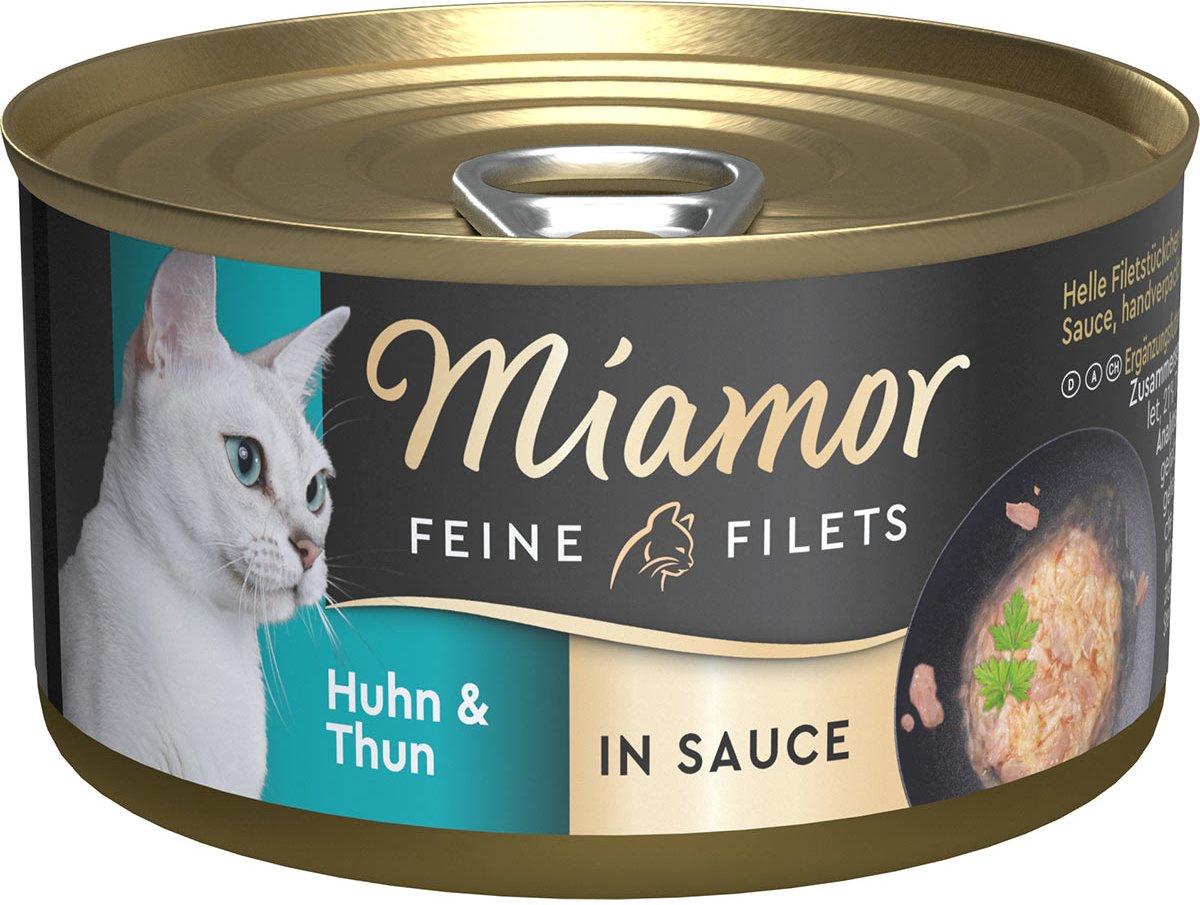 Miamor Feine Filets in Sauce Huhn & Thun 48x85g