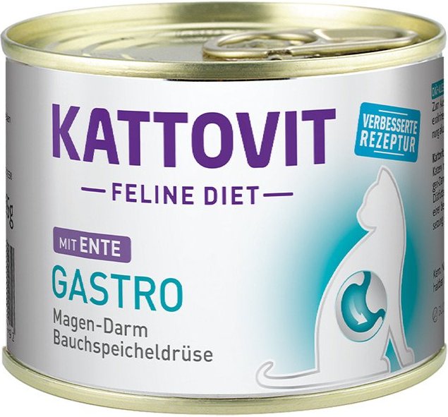 Kattovit Feline Diet Gastro Ente 12x185g