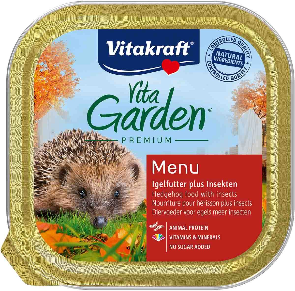 Vitakraft Vita Garden Nassfutter für Igel Menü 16x100g