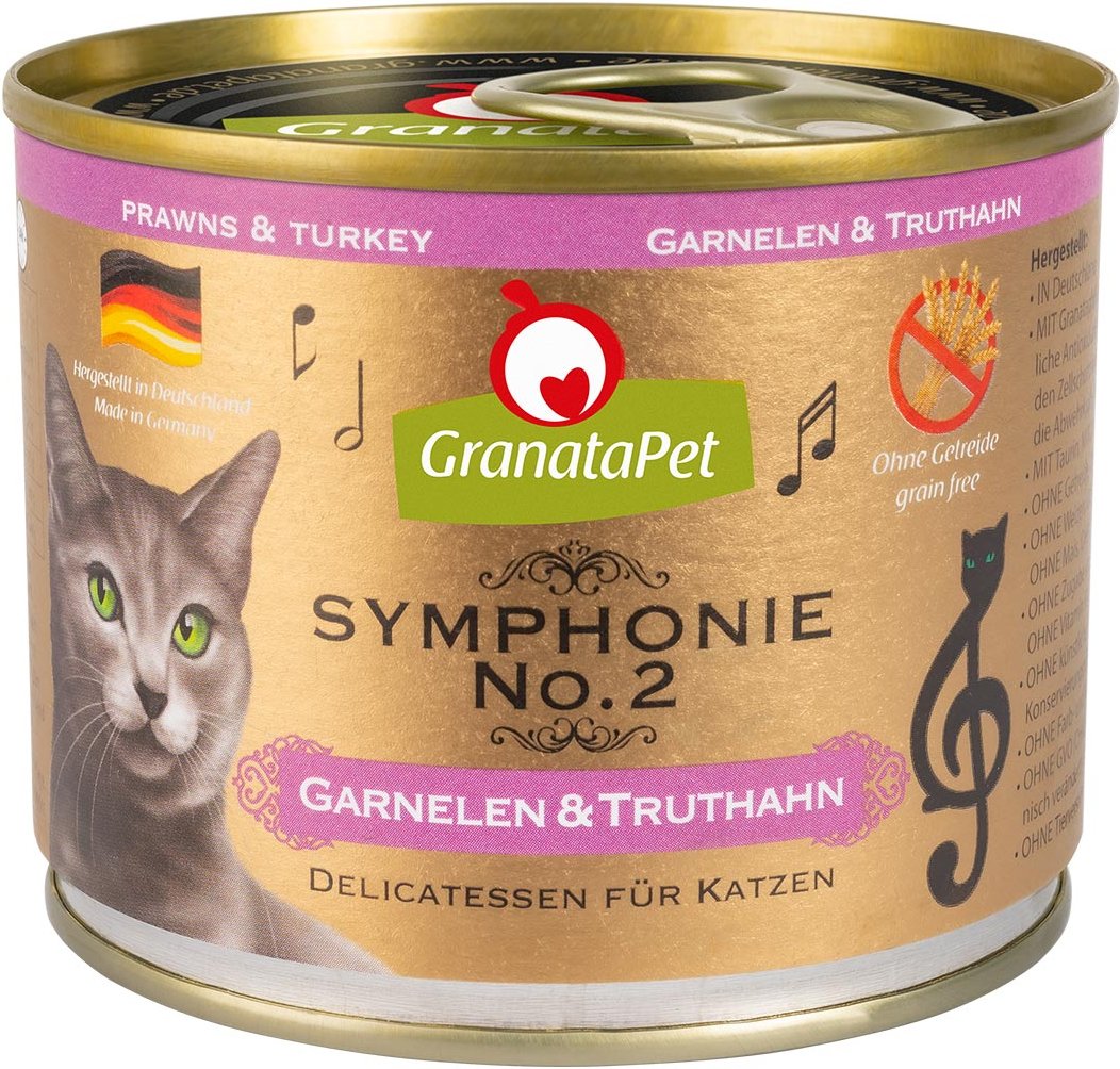 GranataPet Symphonie No. 2 Garnelen & Truthahn 6x200g