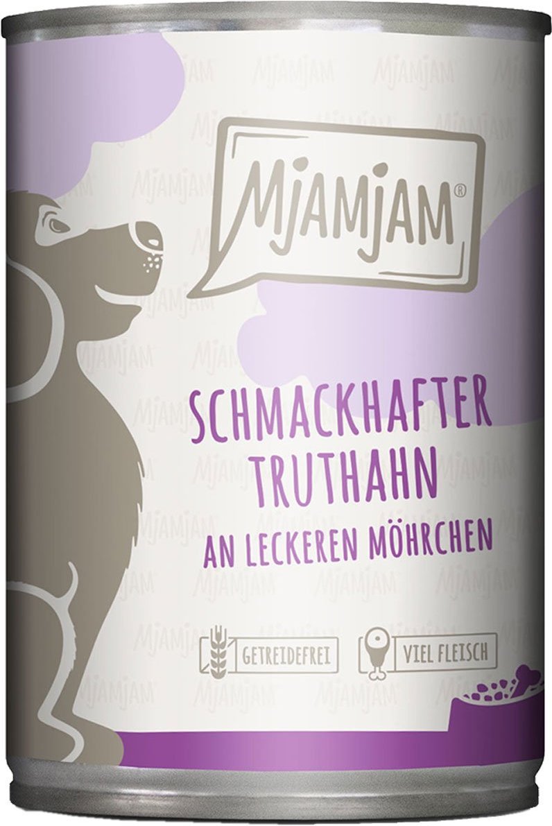MjAMjAM schmackhafter Truthahn an leckeren Möhrchen 6x400g