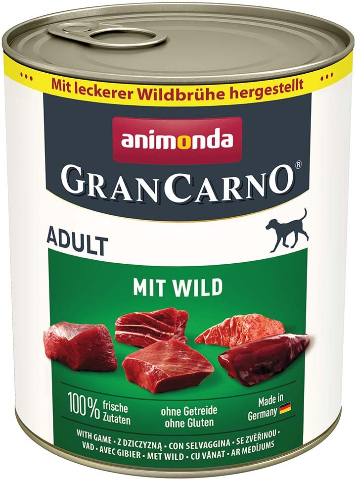 animonda GranCarno Adult mit Wild 6x800g