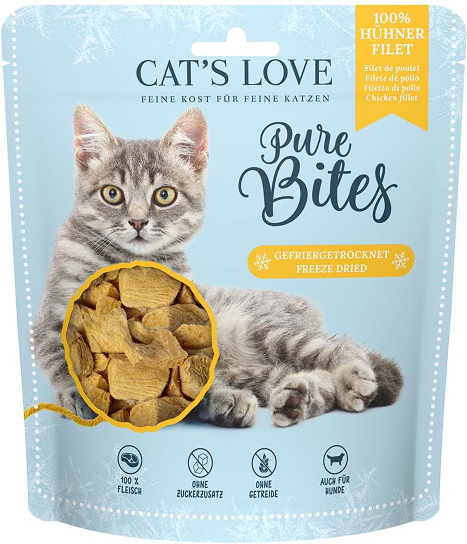 Cat's Love Pure Bites Hühnerfilet 40g