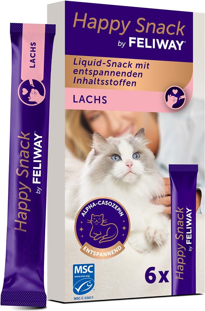 FELIWAY Happy Snack Lach 6x15 g