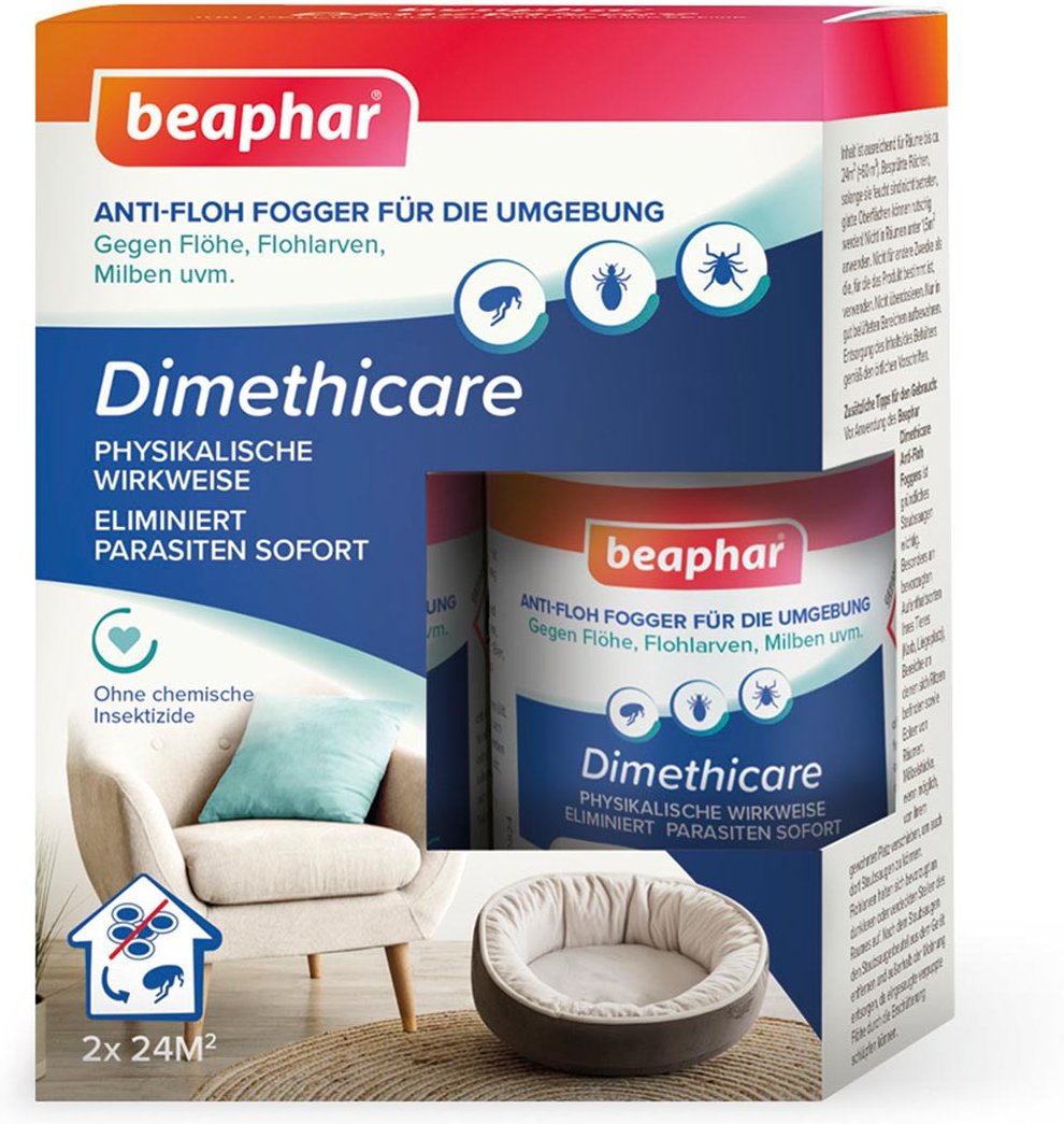 Beaphar Dimethicare Anti-Floh Mini-Fogger 2x75ml