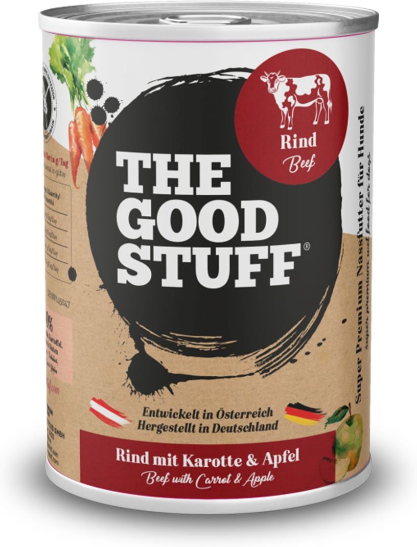 The Goodstuff Adult Rind mit Karotte & Apfel 6x800g